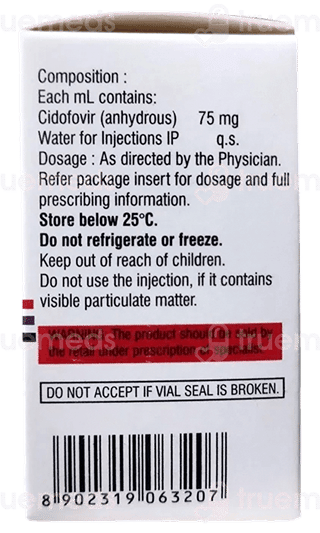 Cidnavir Injection 5Ml