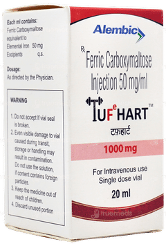 Tufehart 1000Mg Injection 20Ml