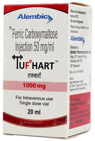 Tufehart 1000Mg Injection 20Ml
