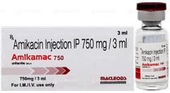 Amikamac 750 Injection 3Ml Amikamac 750 Injection 3Ml