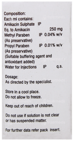 Amikamac 750 Injection 3Ml