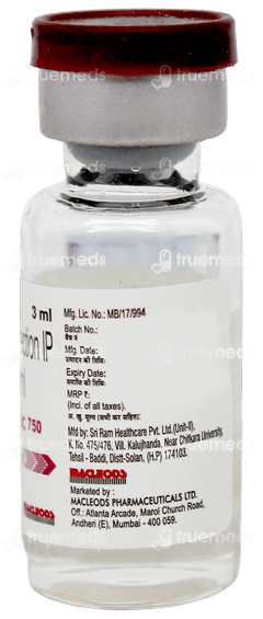 Amikamac 750 Injection 3Ml