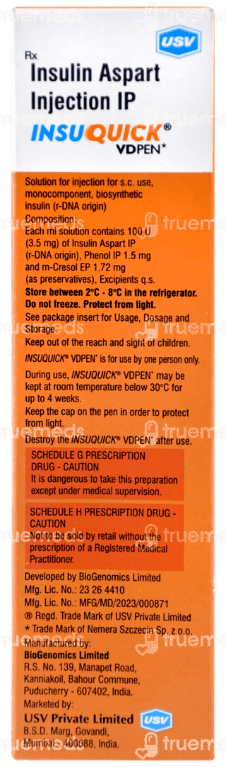 Insuquick Vdpen Injection 3ml