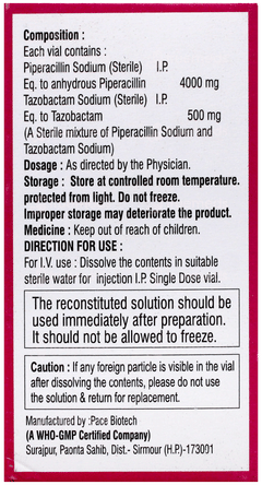 Piptazedd 4.5 Injection 1 Piptazedd 4.5 Injection 1