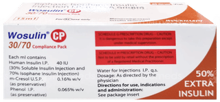 Wosulin 30/70 Cp 40Iu Injection 15Ml