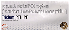 Tricium Pth Pf 1 Pre Filled Pen 2.4Ml With Pen Needles 30