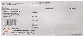 Tricium Pth Pf 1 Pre Filled Pen 2.4Ml With Pen Needles 30