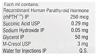 Tricium Pth Pf 1 Pre Filled Pen 2.4Ml With Pen Needles 30