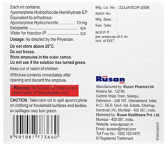 Aposan 10Mg 5Ml Pack Of 5 Injections