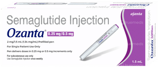 Ozanta 0.25Mg/0.5Mg Prefilled Pen 1.5Ml