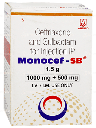 Monocef Sb 1.5Gm Injection 1