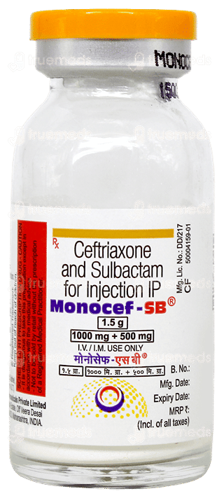 Monocef Sb 1.5Gm Injection 1