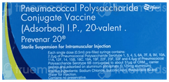 Prevenar 20 Vaccine 0.5Ml Prevenar 20 Vaccine 0.5Ml