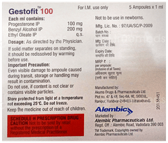 Gestofit 100 Injection 1Ml