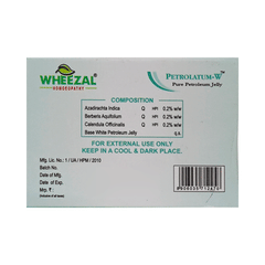Wheezal Petrolatum W Pure Petroleum Jelly 100Gm