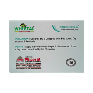 Wheezal Petrolatum W Pure Petroleum Jelly 100Gm