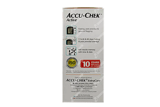 Accu Chek Active Blood Glucose Monitoring System 1 With 10 Test Strips Free