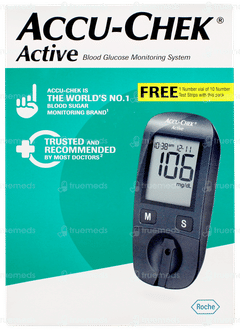 Accu Chek Active Blood Glucose Monitoring System 1 With 10 Test Strips Free Accu Chek Active Blood Glucose Monitoring System 1 With 10 Test Strips Free