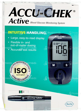 Accu Chek Active Blood Glucose Monitoring System 1 With 10 Test Strips Free