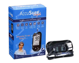 Accusure Simple 4th Generation Blood Glucose Monitoring System 1