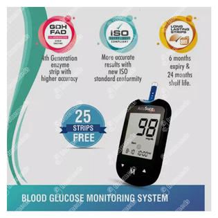 Accusure Simple 4th Generation Blood Glucose Monitoring System 1