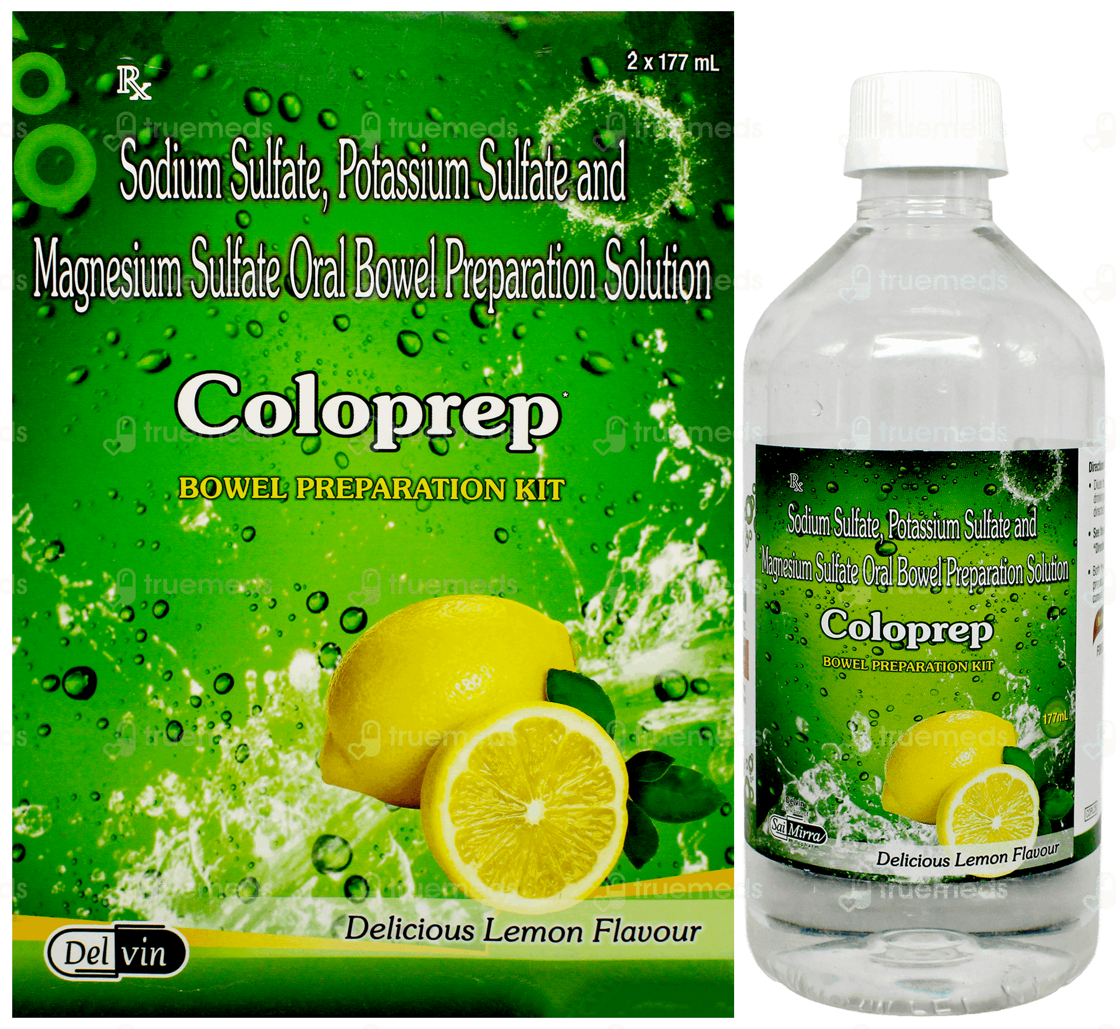 Colorep Coloprep Delicious Lemon Bowel Preparation Kit 2 - Uses, Side Effects ...