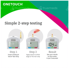 Onetouch Verio Flex Blood Glucose Monitoring System With 10 Test Strips Free Kit 1
