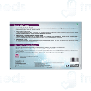 Lotus Herbals Radiant Platinum Cellular Anti Ageing 4 Facial Kit 1