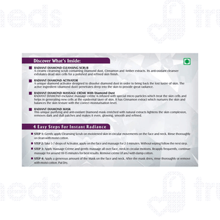 Lotus Herbals Radiant Diamond Cellular Radiance Single Facial Kit