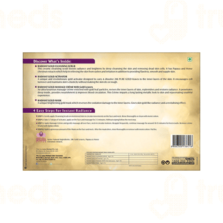 Lotus Herbals Radiant Gold Cellular Glow 4 In 1 Facial Kit