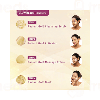 Lotus Herbals Radiant Gold Cellular Glow Facial Kit