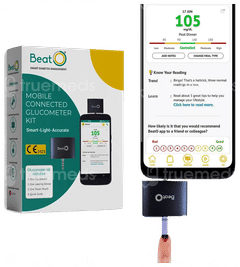 Beato Smart Glucometer Kit With 20 Strips & 20 Lancets 1