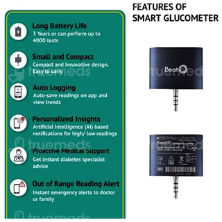Beato Smart Glucometer Kit With 20 Strips & 20 Lancets 1