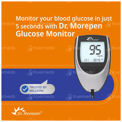 Dr Morepen Gluco One Bg 03 Blood Glucose Monitoring System 1 With 25 Blood Glucose Test Strips