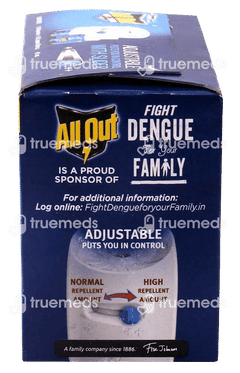 All Out Ultra Power + Slider Mosquito Repellent Machine With Refill 45ml