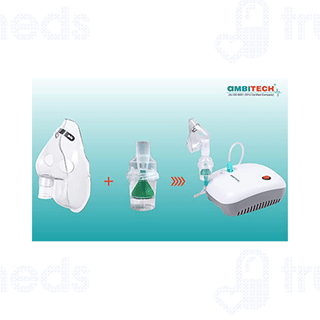 Ambitech Adult Nebulizer Mask With Air Tube Kit 1