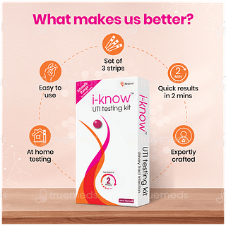 I Know Uti Testing Test Strip 3 Kit 1