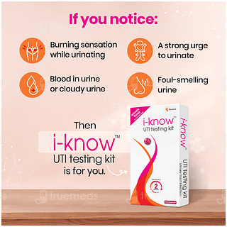 I Know Uti Testing Test Strip 3 Kit 1