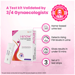 I-know Menopause Testing Test Strip 3 Kit 1 I-know Menopause Testing Test Strip 3 Kit 1