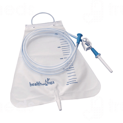 Healthandyoga Movnflo Foldable 2 Litre Travel Enema Bag Kit 1