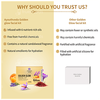 Ayouthveda Golden Glow Facial Kit 1