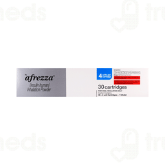 Afrezza 4 UNITS Oral Inhalation Powder 30 Cartridges & 1 Inhaler