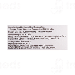 Afrezza 4 UNITS Oral Inhalation Powder 30 Cartridges & 1 Inhaler