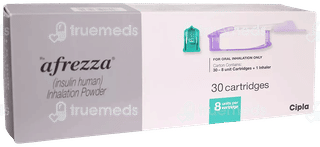 Afrezza 8 Units Oral Inhalation Powder 30 Cartridges & 1 Inhaler