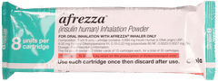 Afrezza 8 Units Oral Inhalation Powder 30 Cartridges & 1 Inhaler