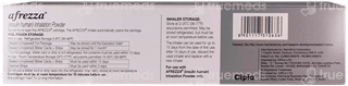 Afrezza 12 Units Oral Inhalation Powder 30 Cartridges & 1 Inhaler