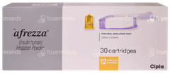Afrezza 12 Units Oral Inhalation Powder 30 Cartridges & 1 Inhaler