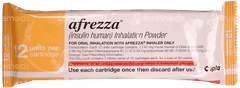 Afrezza 12 Units Oral Inhalation Powder 30 Cartridges & 1 Inhaler