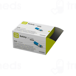 Mylife 30g 1.2mm Blue Safety Comfort Lancets 200