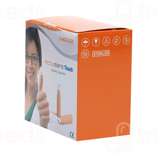 Accurex Accusafe Touch Safety Lancets 100